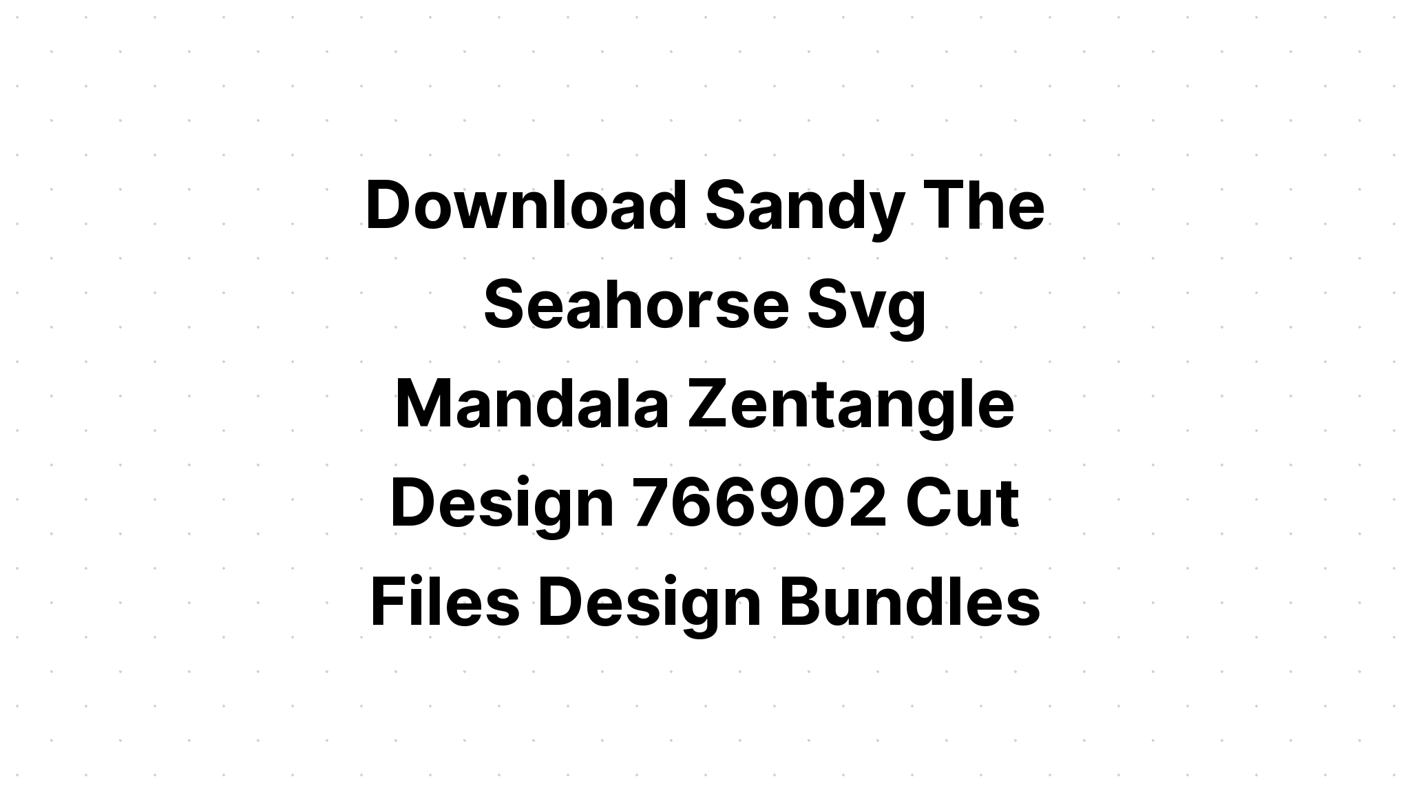 Download Seahorse Mandala Svg - Layered SVG Cut File